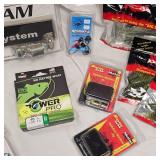 Lot of New Tackle, Lews, Power Pro, VMC, Big Bite