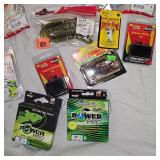 Lot of New Tackle, Seaguar, Power Pro, Booyah, Zman, War Eagle