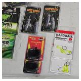 Lot of New Tackle Strike King, Zoom, Sufix, Power Pro