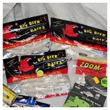 Lot of New Tackle Strike King, Zoom, Sufix, Power Pro