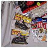 Lot of New Tackle Strike King, Zoom, Sufix, Power Pro