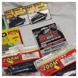 Lot of New Tackle, Strike King, Zoom, Sufix, Power Pro