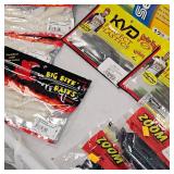 Lot of New Tackle, Strike King, Zoom, Sufix, Power Pro