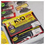 Lot of New Tackle, Strike King, Seagaur, Big Bite, Zoom, Mission, VMC