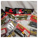 Big Bite, Seaguar, Zoom, Bulk 5" Grubs, Kenders