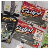 Zoom Tubes, Big Shad, Gulp, Berkley, War Eagle