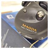 Okuma Magda XT15DXT-T, New in Box, Counter Baitcasting Reel