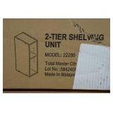 2-Tier Shelving Unit