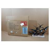 Metal Birds in Flight Sculpture  - 19"