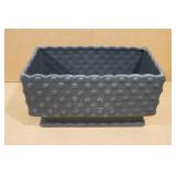 Ceramic Planter - Black 11.25"x5.75"x6"