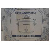 Elite Gourmet 3QT Slow Cooker