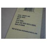 Metal Coat Rack with 8 Hooks - White