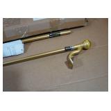 Twist & Shout Decorative Window Tension Rod - Gold 28-48"