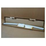 Adjustable Curved Shower Curtain Rod - Black 45-72"