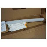 Adjustable Curved Shower Curtain Rod - Black 45-72"