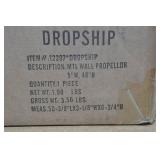 Deco 79 Metal Airplane Propeller Wall Décor - 5"x48"