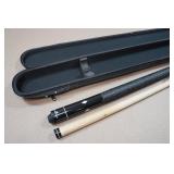 Mizerak 2-Piece Hardwood Pool Cue and Case