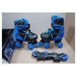 Adjustable Neon Roller Skates - Kids 12-2