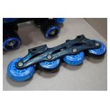 Adjustable Neon Roller Skates - Kids 12-2