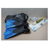 Cressi Adult Rondine Palau Fin Snorkel Set - Fin Size L/XL