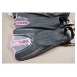 Cressi Adult Rondine Palau Fin Snorkel Set - Fin Size XS/S