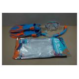 Cressi Blulove Kids Snorkel Set - Fin Size S/M