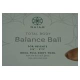 *2* Gaiam Total Body Balance Balls - Missing Plugs