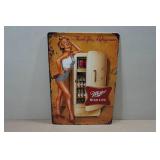 Vintage Style Metal Sign - Miller