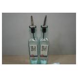 *2* Oil & Vinegar Glass Bottles and Sweet Dip Mix