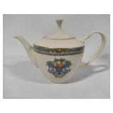 Lenox "Autumn" Collection Teapot + Set of Six Cups/Saucers