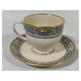 Lenox "Autumn" Collection Teapot + Set of Six Cups/Saucers