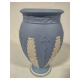 Wedgewood Blue Jasperware Vase