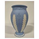 Wedgewood Blue Jasperware Vase