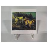 Royal Copenhagen English/Irish Setter #3252 & Setter Tile