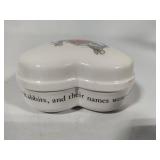 Wedgewood Peter Rabbit Collectibles - Trinket Dish w/Lid & Bank