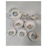Wedgewood Peter Rabbit Collectibles - Small Plates, Bowls, Cup & Creamer