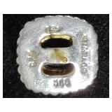 14K & 925 David Yurman Albion Black Onyx Square Earrings