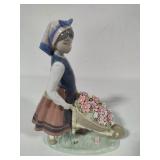 Lladro "A Barrow of Blossoms" Porcelain Figurine (#1419)
