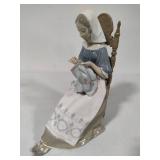Lladro "Embroiderer" Porcelain Figurine (#4865)