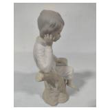 Lladro "Thinker, Little Boy" Porcelain Figurine (#4876)