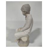 Lladro "Thinker, Little Boy" Porcelain Figurine (#4876)
