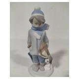 Lladro "Winter Boy with Dog" Porcelain Figurine (#5220)