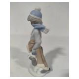 Lladro "Winter Boy with Dog" Porcelain Figurine (#5220)