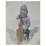 Lladro "Winter Boy with Dog" Porcelain Figurine (#5220)