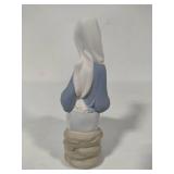 Lladro "Sitting Girl with Lilies" Porcelain Figurine (#4972)