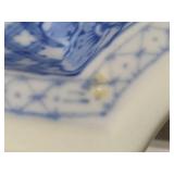 Blue & White Dragon Square Dish