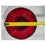 Mosser Glass Inverted Thistle Ruby Red 8" Bowls