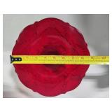 Mosser Glass Inverted Thistle Ruby Red Cake Stands