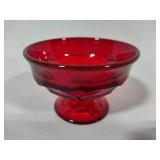 Viking Ruby Red Georgian Honeycomb Sherbet Cups