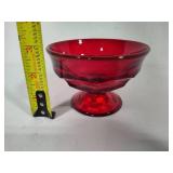 Viking Ruby Red Georgian Honeycomb Sherbet Cups